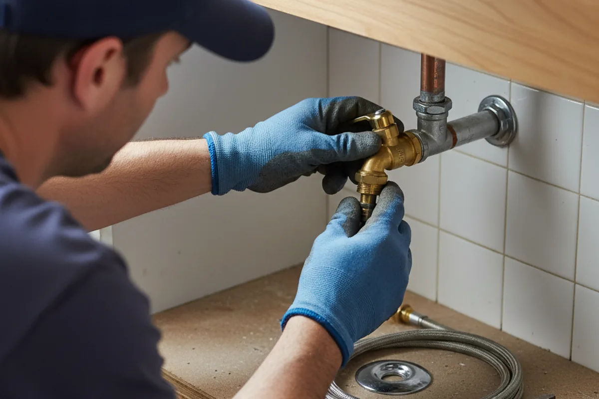 Shutoff valve and fitting work during Repiping in North